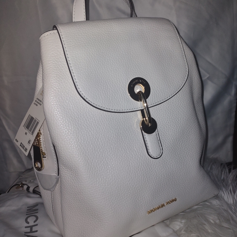 Michael kors nwt leather backpack
